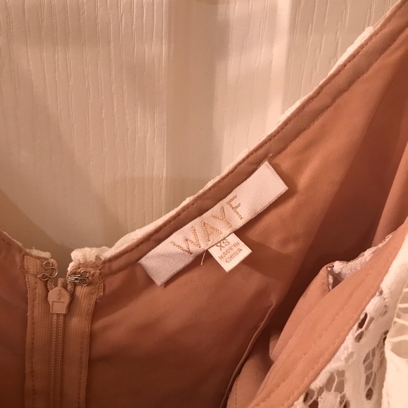 WAYF White/Nude Lace Dress from Nordstrom - Picture 3 of 8